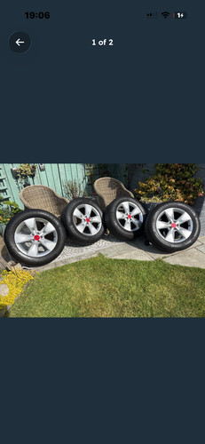 Alloy wheels and - and, tyres