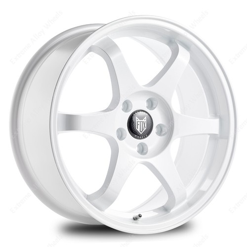 White pf5 alloy wheels - 18",