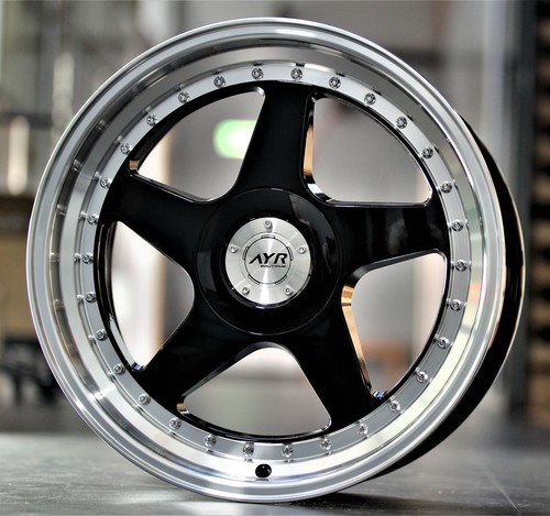 Black alloy wheels fits - 04,