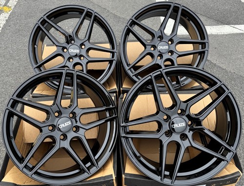 Black castor alloy wheels - black,